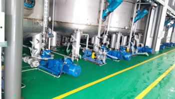 遠東圓弧齒輪泵在德聯(lián)集團現(xiàn)場展示