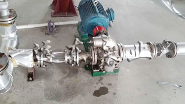 遠東不銹鋼齒輪泵在藍月亮現場展示 遠東不銹鋼齒輪泵在藍月亮現場展示