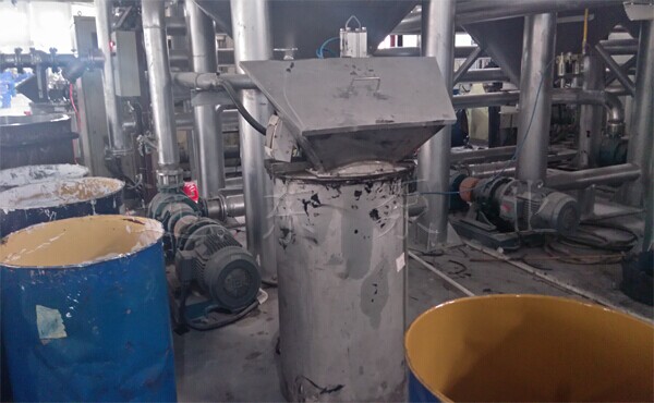 玻璃膠輸送泵現場拍攝