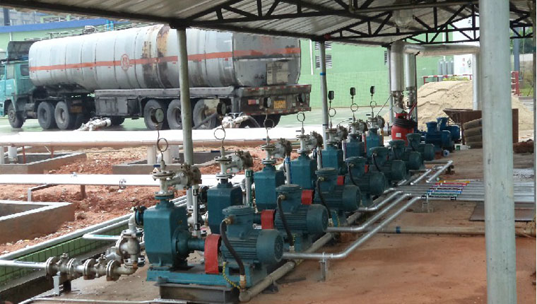 40CYZ-40防爆自吸油泵用戶現場