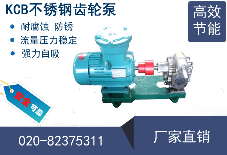 KCB200不銹鋼齒輪泵