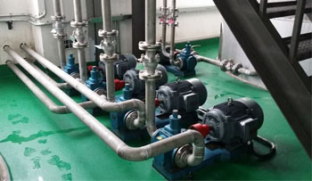 泊頭遠東泵業(yè)YCB圓弧齒輪泵在德聯(lián)集團現(xiàn)場