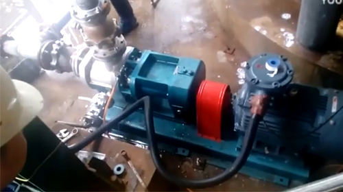 遠東泵業(yè)WKse6雙螺桿泵-杭州浙晨橡膠使用現(xiàn)