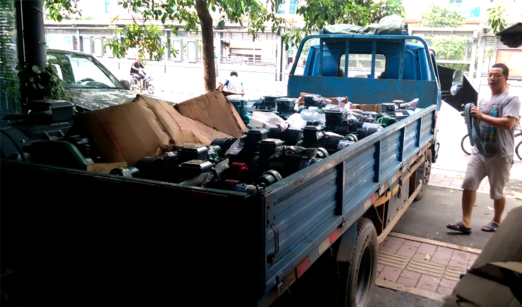 精聯(lián)潤滑油廠訂購遠(yuǎn)東KCB-300高溫齒輪油泵35臺(tái)順利交貨用戶使用