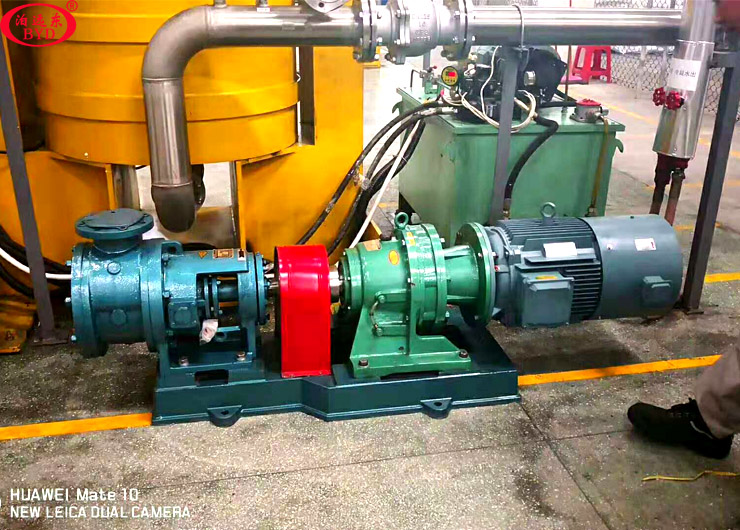 祝賀遠(yuǎn)東泵業(yè)為廣東三和化工科技定制的4寸高粘度泵順利交貨