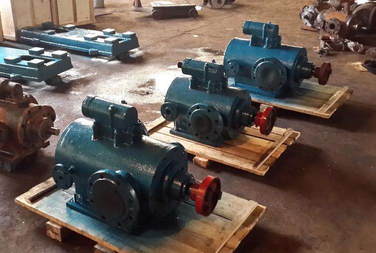 用戶訂購的10臺3GBW80*4保溫螺桿泵全部順利交貨 用戶訂購的10臺3GBW80*4保溫螺桿泵全部順利交貨